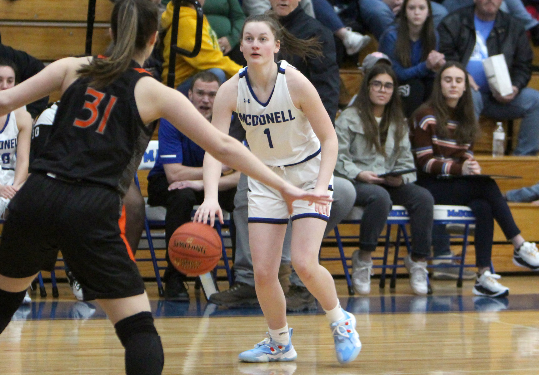 Bloomer at McDonell girls basketball 1-22-22